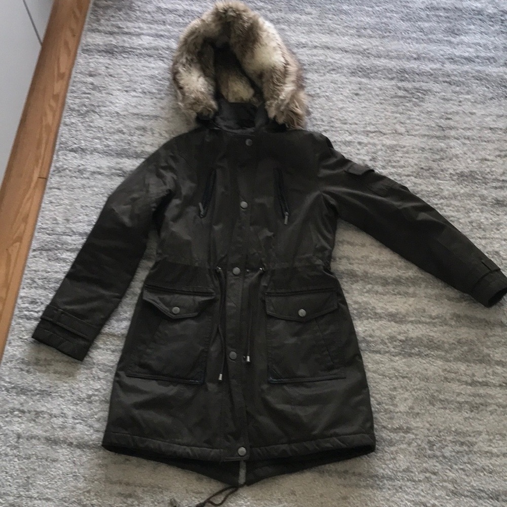 Laundry Anorak Winter Jacket w/ fur hood